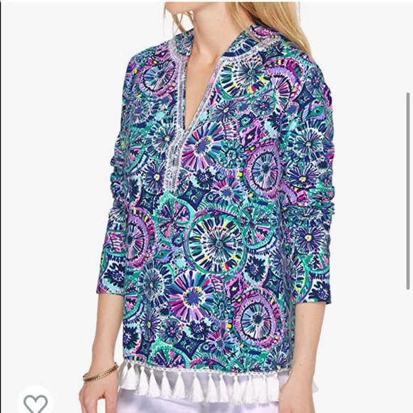 Lilly Pulitzer UPF 50+ Harmon Hoodie - Picture 2 of 14